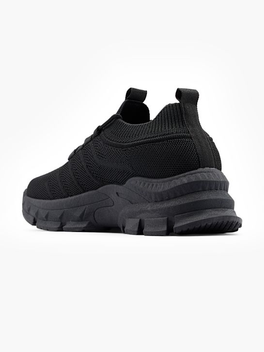 graceland chunky trainer black deichmann