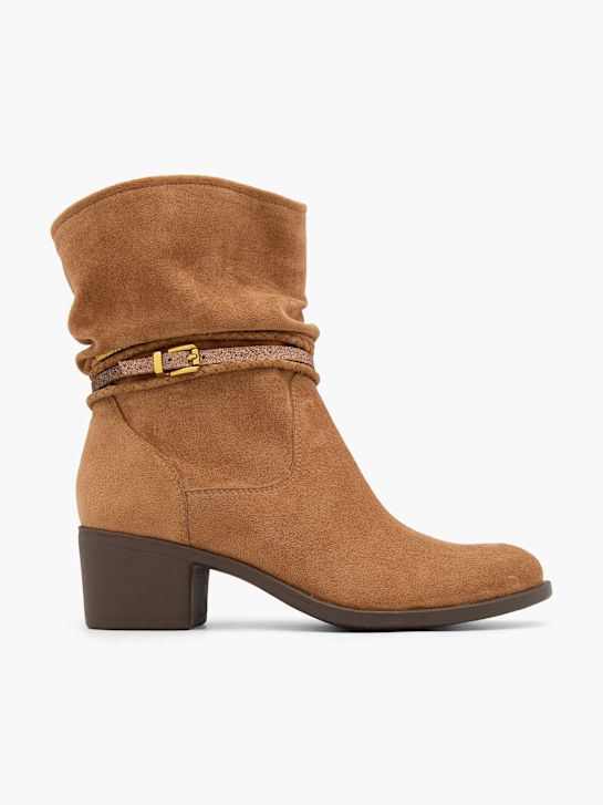 graceland classic ankle boot brown deichmann