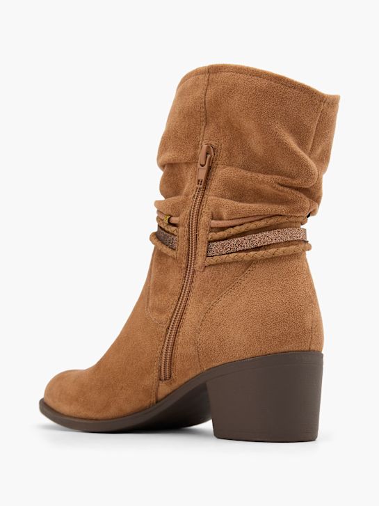 graceland classic ankle boot brown deichmann