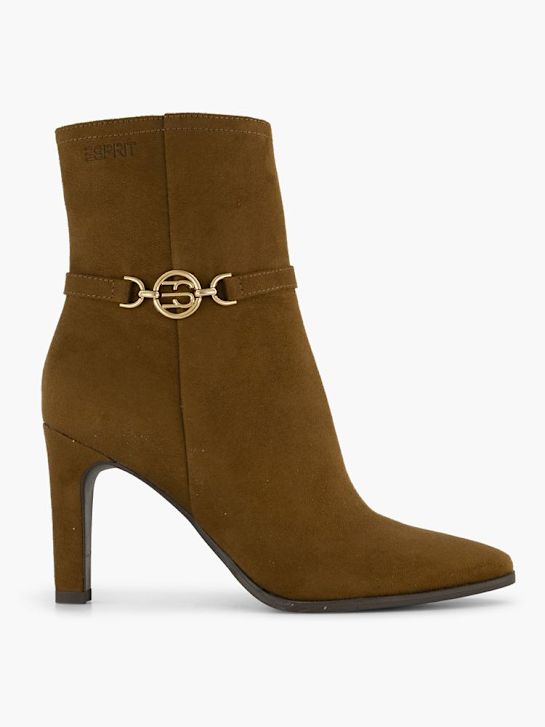 esprit classic ankle boot cognac deichmann