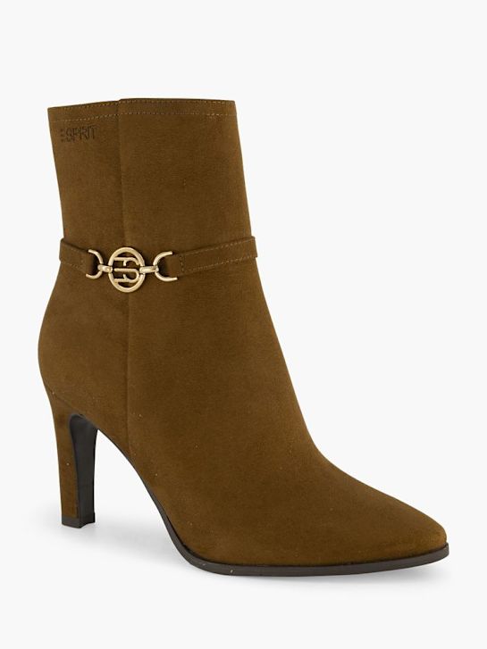 esprit classic ankle boot cognac deichmann