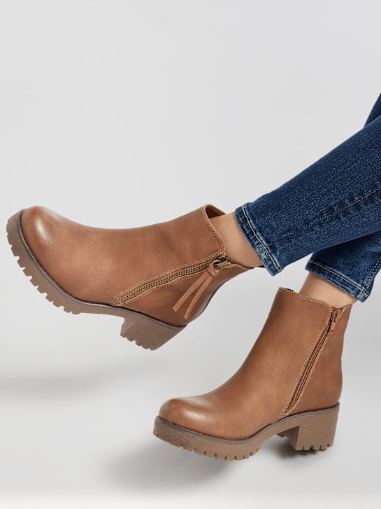 graceland classic ankle boot brown deichmann