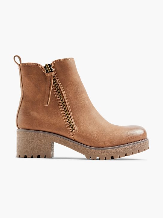 graceland classic ankle boot brown deichmann