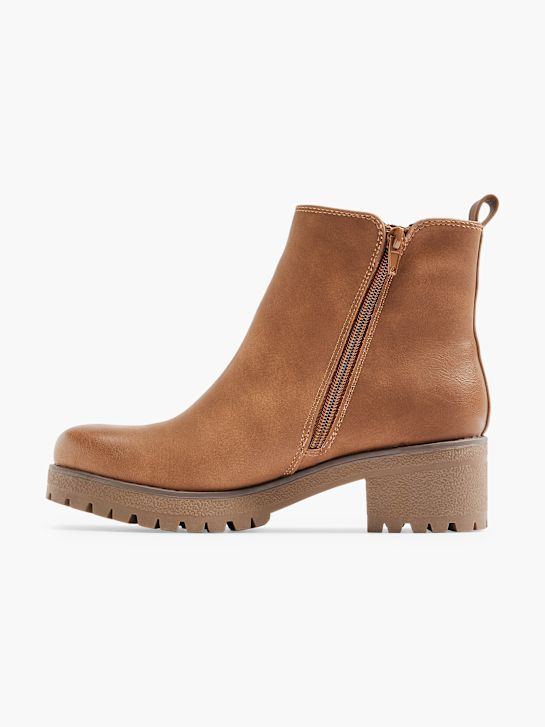graceland classic ankle boot brown deichmann