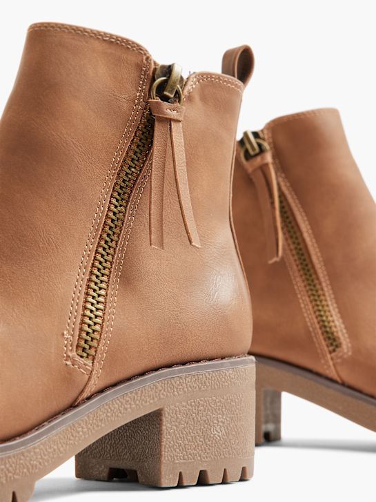 graceland classic ankle boot brown deichmann