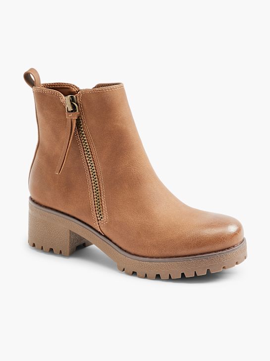 graceland classic ankle boot brown deichmann