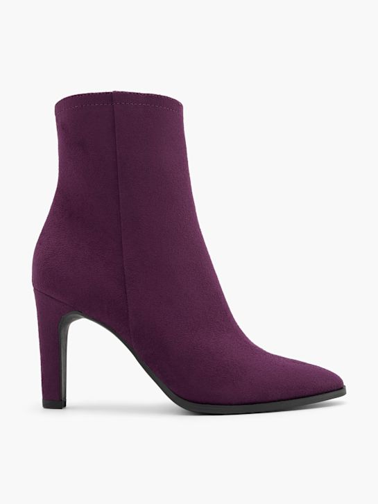 catwalk classic ankle boot purple deichmann