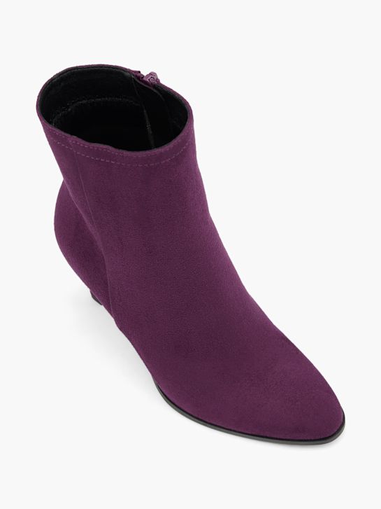 catwalk classic ankle boot purple deichmann
