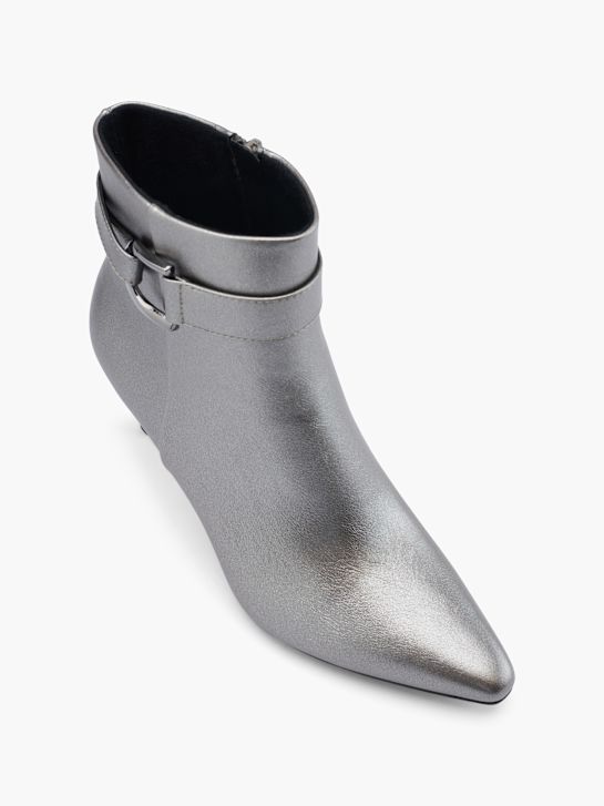 catwalk classic ankle boot silver deichmann
