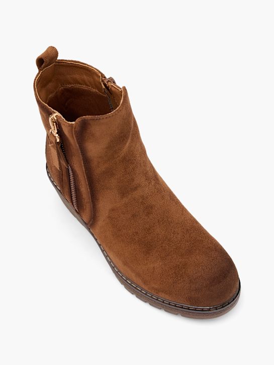 graceland classic ankle boot brown deichmann