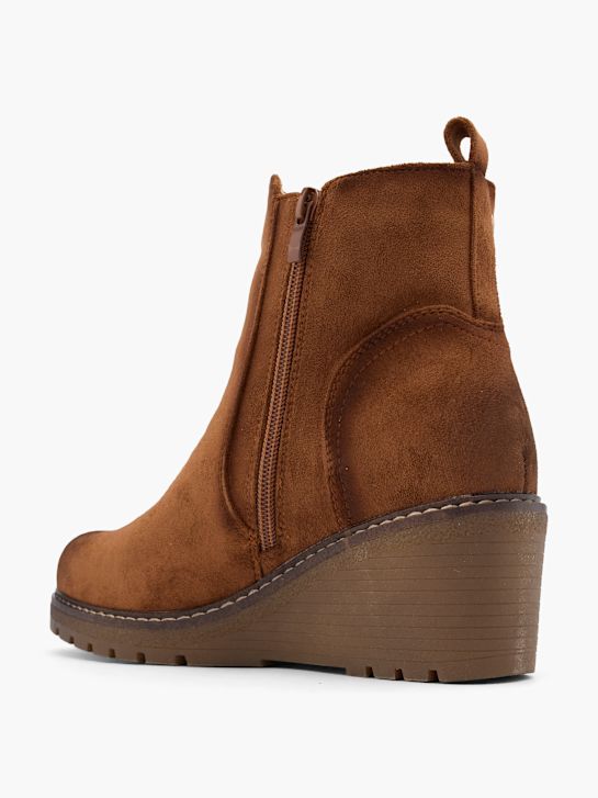 graceland classic ankle boot brown deichmann