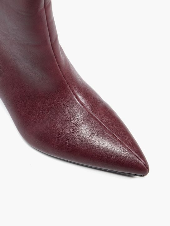 catwalk knee high boot burgundy deichmann