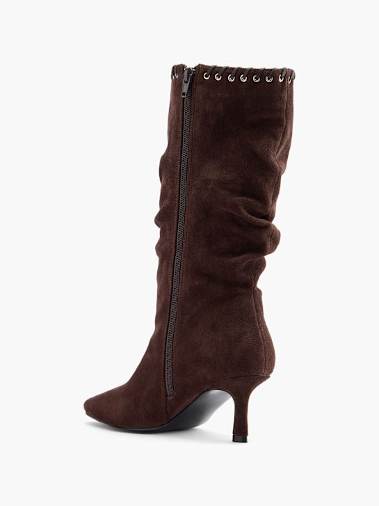 catwalk knee high boot brown deichmann