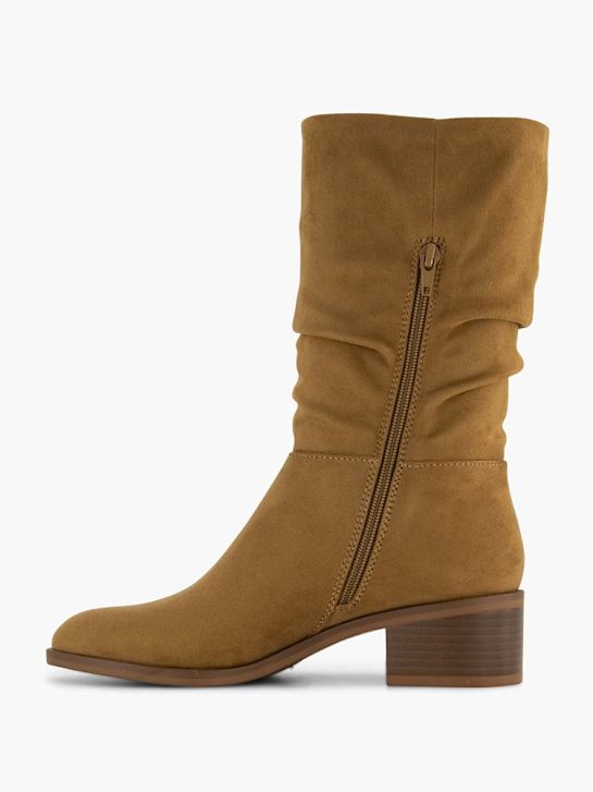 graceland knee high boot brown deichmann