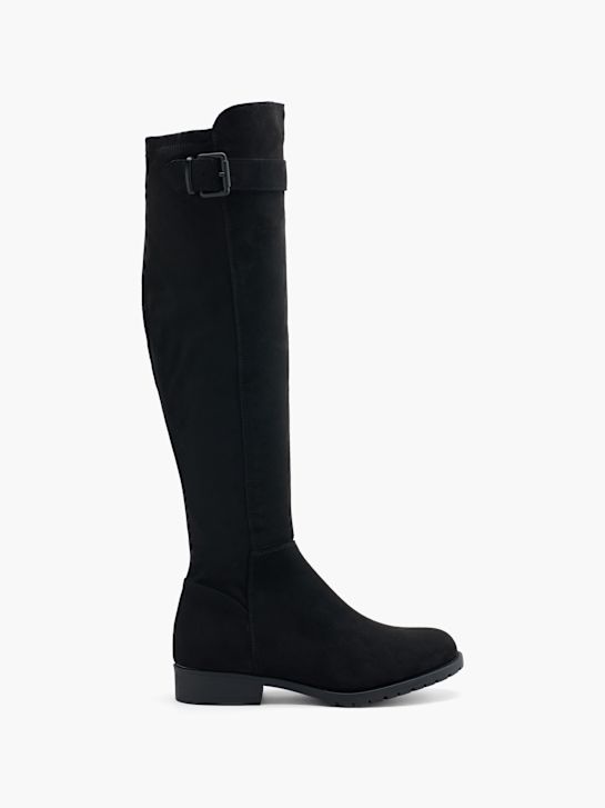 graceland knee high boot black deichmann