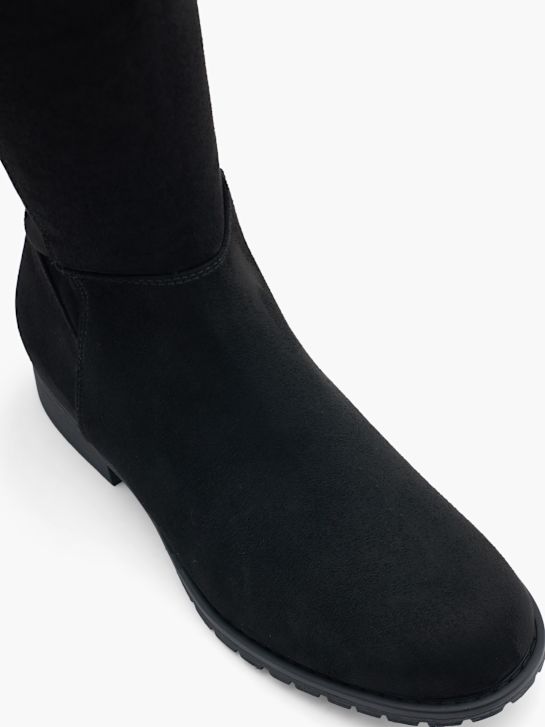 graceland knee high boot black deichmann