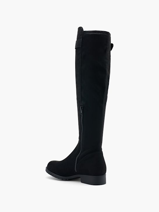 graceland knee high boot black deichmann