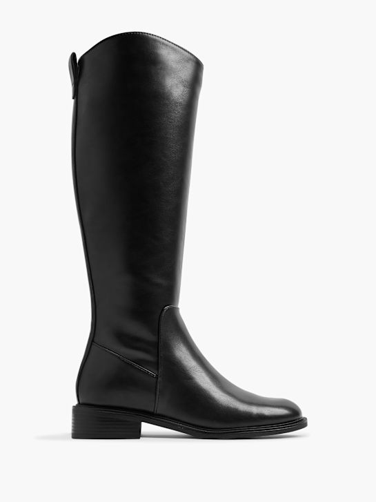 graceland knee high boot black deichmann