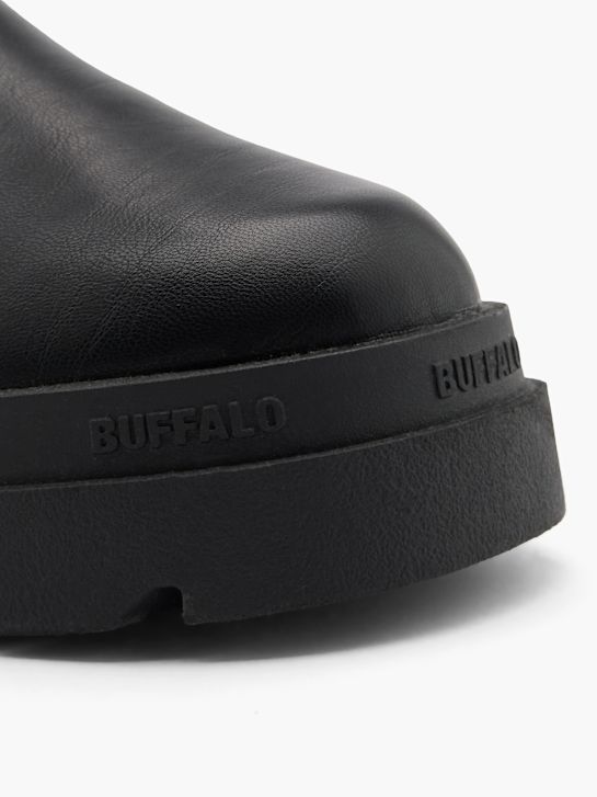 buffalo knee high boot black deichmann