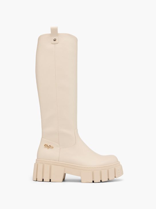 buffalo knee high boot beige deichmann