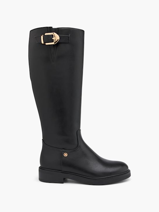 esprit knee high boot black deichmann