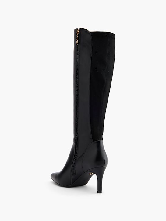 esprit knee high boot black deichmann