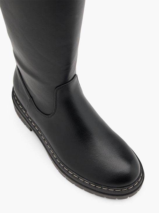 graceland knee high boot black deichmann
