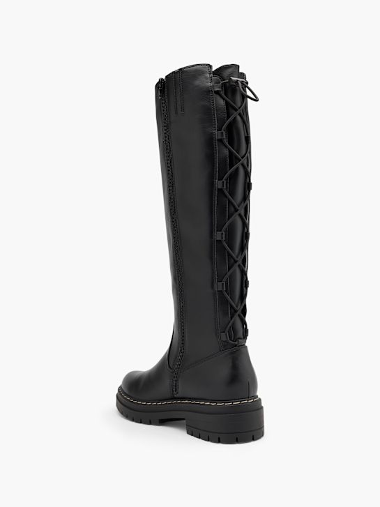 graceland knee high boot black deichmann