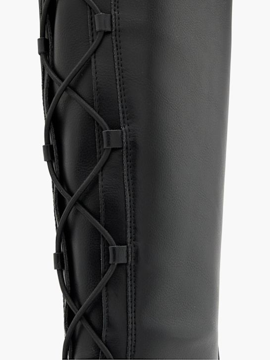graceland knee high boot black deichmann