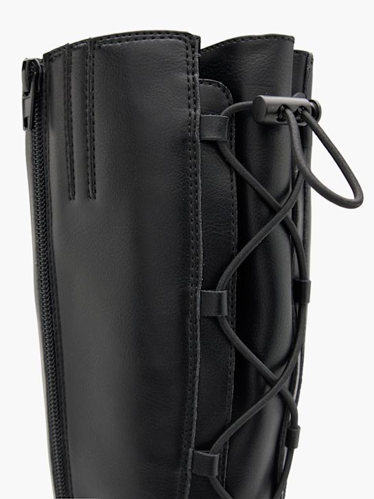 graceland knee high boot black deichmann