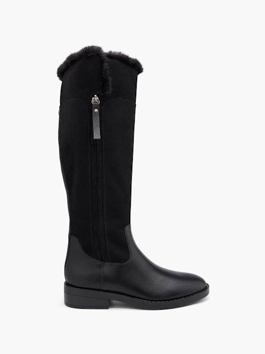 graceland knee high boot black deichmann