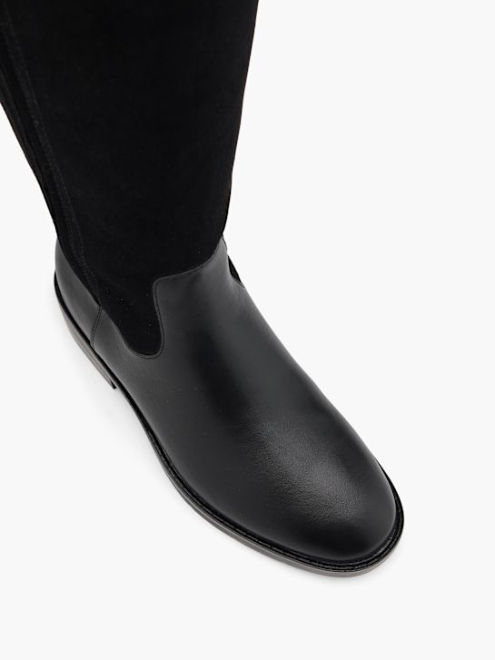 graceland knee high boot black deichmann