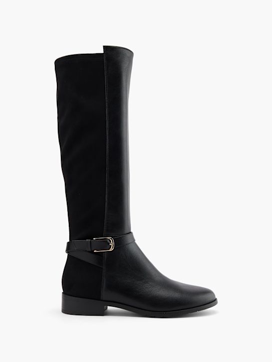 graceland knee high boot black deichmann