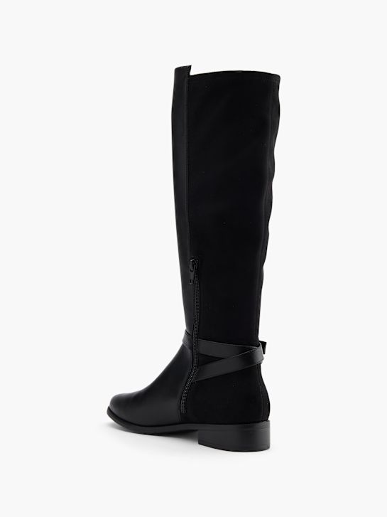 graceland knee high boot black deichmann