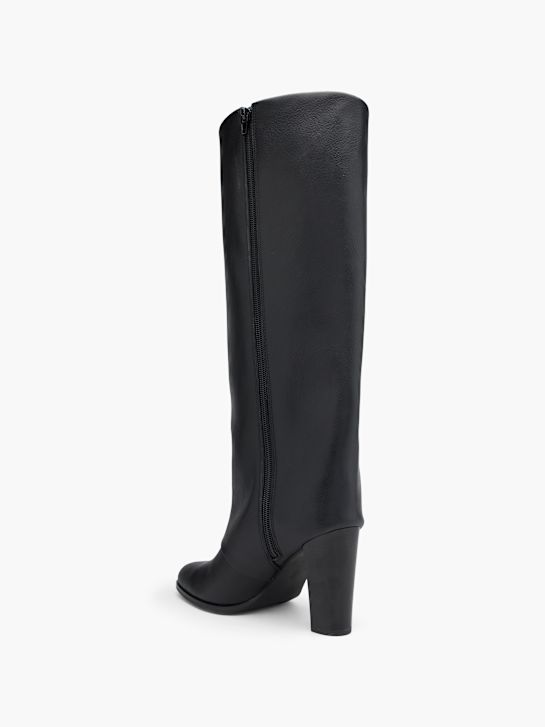 catwalk knee high boot black deichmann