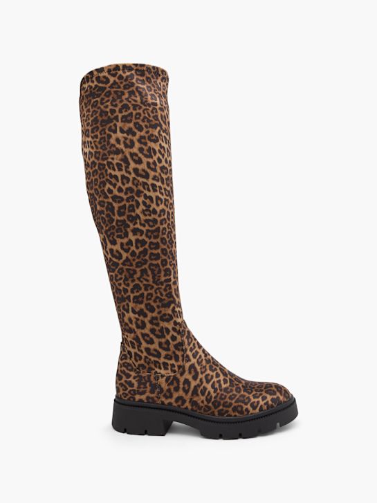 catwalk knee high boot brown deichmann