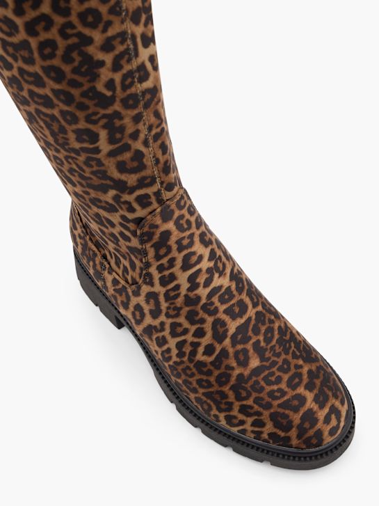 catwalk knee high boot brown deichmann