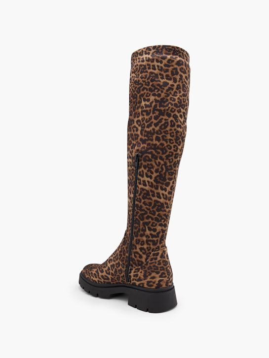 catwalk knee high boot brown deichmann