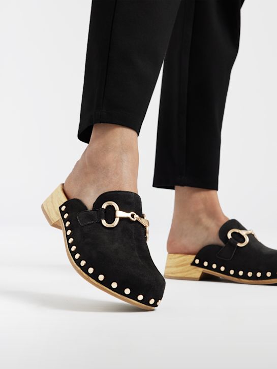 catwalk clog black deichmann
