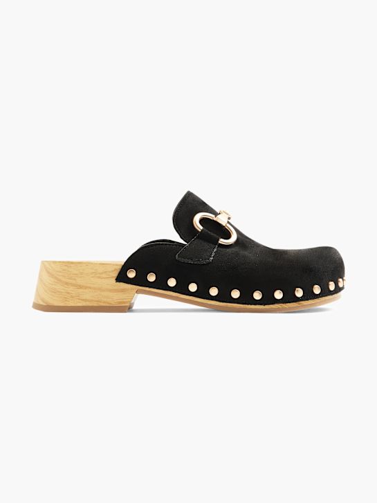 catwalk clog black deichmann