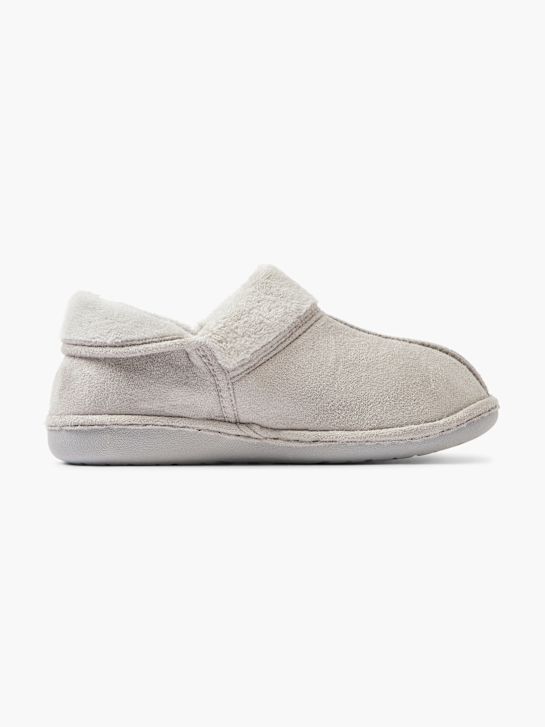casa mia closed-back slipper grey deichmann