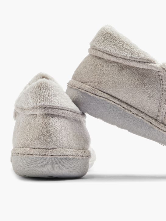 casa mia closed-back slipper grey deichmann
