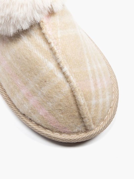casa mia closed-back slipper cream deichmann