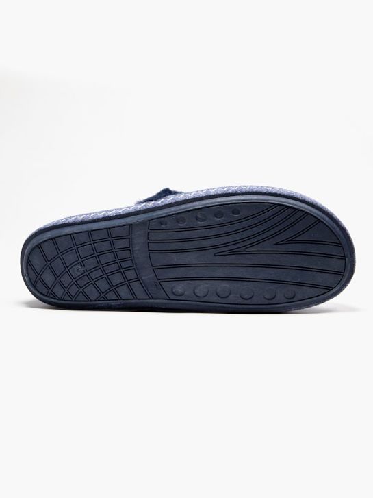 casa mia closed-back slipper blue deichmann