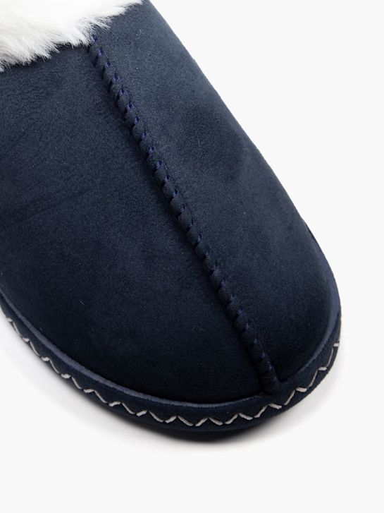 casa mia closed-back slipper blue deichmann