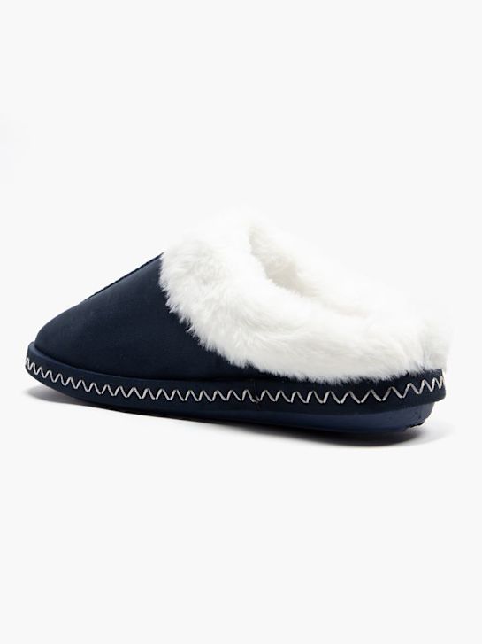 casa mia closed-back slipper blue deichmann
