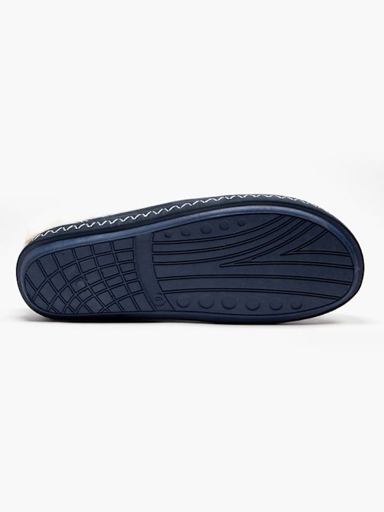 casa mia closed-back slipper blue deichmann