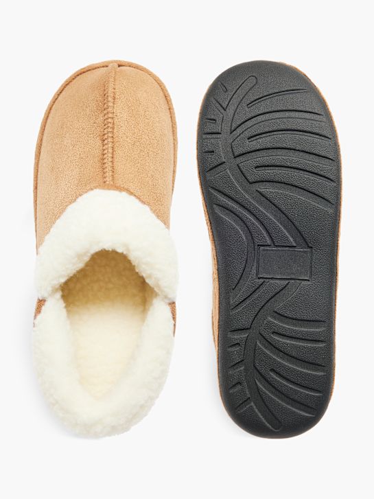 casa mia closed-back slipper beige deichmann
