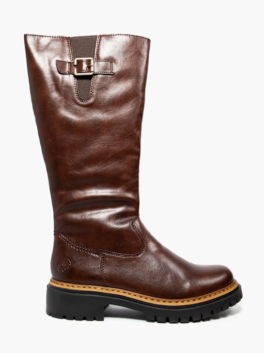 rieker knee high boot brown deichmann