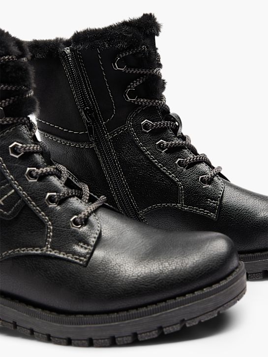 easy street laced ankle boot black deichmann
